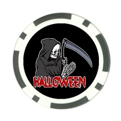 Death - Halloween Poker Chip Card Guard (10 Pack) by Valentinaart