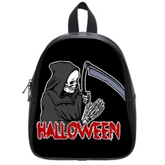 Death - Halloween School Bag (small) by Valentinaart