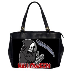 Death - Halloween Office Handbags (2 Sides)  by Valentinaart