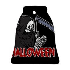 Death - Halloween Bell Ornament (two Sides) by Valentinaart