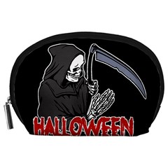 Death - Halloween Accessory Pouches (large)  by Valentinaart