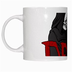 Death - Halloween White Mugs by Valentinaart