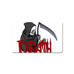 Death - Halloween Magnet (name Card) by Valentinaart