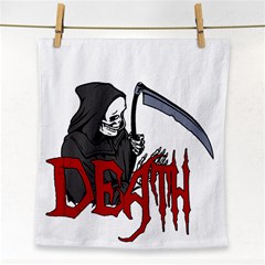 Death - Halloween Face Towel by Valentinaart