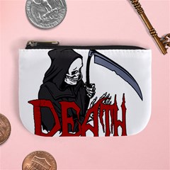 Death - Halloween Mini Coin Purses by Valentinaart