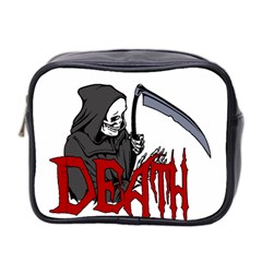 Death - Halloween Mini Toiletries Bag 2-side by Valentinaart