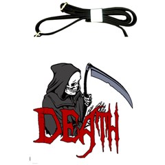 Death - Halloween Shoulder Sling Bags by Valentinaart