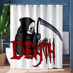 Death - Halloween Shower Curtain 60  X 72  (medium)  by Valentinaart