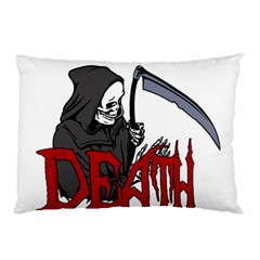 Death - Halloween Pillow Case (two Sides) by Valentinaart