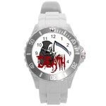 Death - Halloween Round Plastic Sport Watch (L) Front