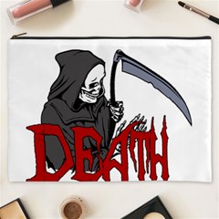 Death - Halloween Cosmetic Bag (xxxl)  by Valentinaart