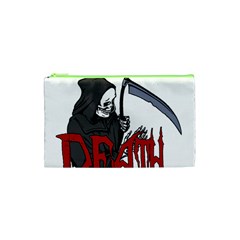 Death - Halloween Cosmetic Bag (xs) by Valentinaart