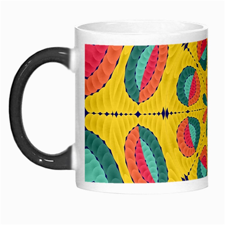 Textured Tropical Mandala Morph Mugs