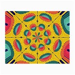 Textured Tropical Mandala Small Glasses Cloth (2-Side) Front