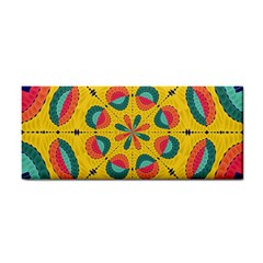 Textured Tropical Mandala Cosmetic Storage Cases by linceazul