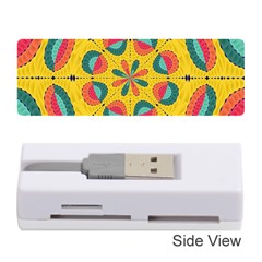 Textured Tropical Mandala Memory Card Reader (stick)  by linceazul