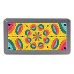 Textured Tropical Mandala Memory Card Reader (Mini) Front