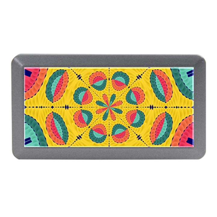 Textured Tropical Mandala Memory Card Reader (Mini)