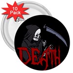 Death - Halloween 3  Buttons (10 pack)  Front