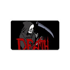 Death - Halloween Magnet (name Card) by Valentinaart