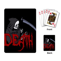 Death - Halloween Playing Card by Valentinaart