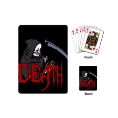 Death - Halloween Playing Cards (mini)  by Valentinaart