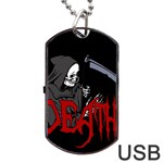 Death - Halloween Dog Tag USB Flash (One Side) Front