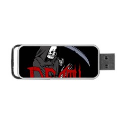 Death - Halloween Portable Usb Flash (two Sides) by Valentinaart