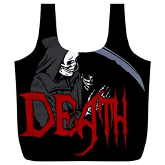 Death - Halloween Full Print Recycle Bags (l)  by Valentinaart