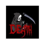 Death - Halloween Small Satin Scarf (Square) Front