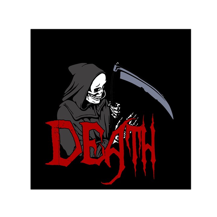 Death - Halloween Small Satin Scarf (Square)