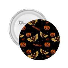 Bat, Pumpkin And Spider Pattern 2 25  Buttons by Valentinaart