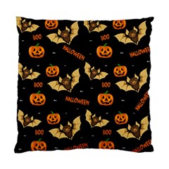 Bat, Pumpkin And Spider Pattern Standard Cushion Case (two Sides) by Valentinaart