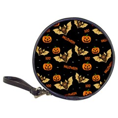 Bat, Pumpkin And Spider Pattern Classic 20-cd Wallets by Valentinaart