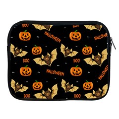 Bat, Pumpkin And Spider Pattern Apple Ipad 2/3/4 Zipper Cases by Valentinaart