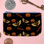 Bat, pumpkin and spider pattern Large Coin Purse Front