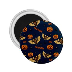 Bat, pumpkin and spider pattern 2.25  Magnets