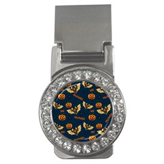 Bat, pumpkin and spider pattern Money Clips (CZ) 