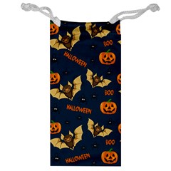 Bat, pumpkin and spider pattern Jewelry Bag