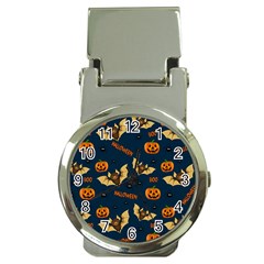 Bat, pumpkin and spider pattern Money Clip Watches