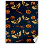 Bat, pumpkin and spider pattern Canvas 12  x 16   11.86 x15.41  Canvas - 1