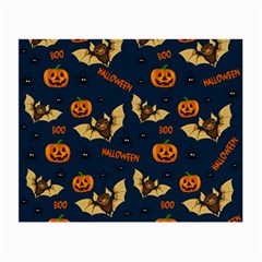 Bat, pumpkin and spider pattern Small Glasses Cloth (2-Side)