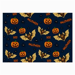 Bat, pumpkin and spider pattern Large Glasses Cloth