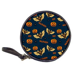 Bat, pumpkin and spider pattern Classic 20-CD Wallets