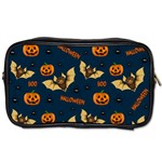 Bat, pumpkin and spider pattern Toiletries Bags Front