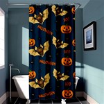 Bat, pumpkin and spider pattern Shower Curtain 36  x 72  (Stall)  Curtain(36 X72 ) - 33.26 x66.24  Curtain(36 X72 )