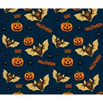 Bat, pumpkin and spider pattern Deluxe Canvas 14  x 11  14  x 11  x 1.5  Stretched Canvas