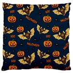 Bat, pumpkin and spider pattern Large Cushion Case (One Side) Front