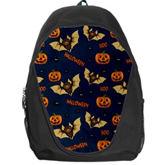 Bat, pumpkin and spider pattern Backpack Bag