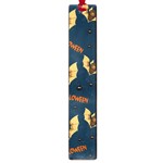 Bat, pumpkin and spider pattern Large Book Marks Front